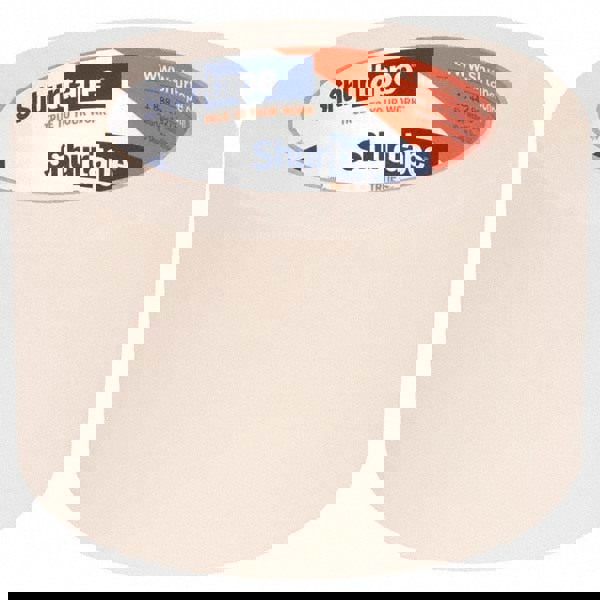 Masking Tape: 72 mm Wide, 55 m Long, 4.6 mil Thick, Natural & Tan